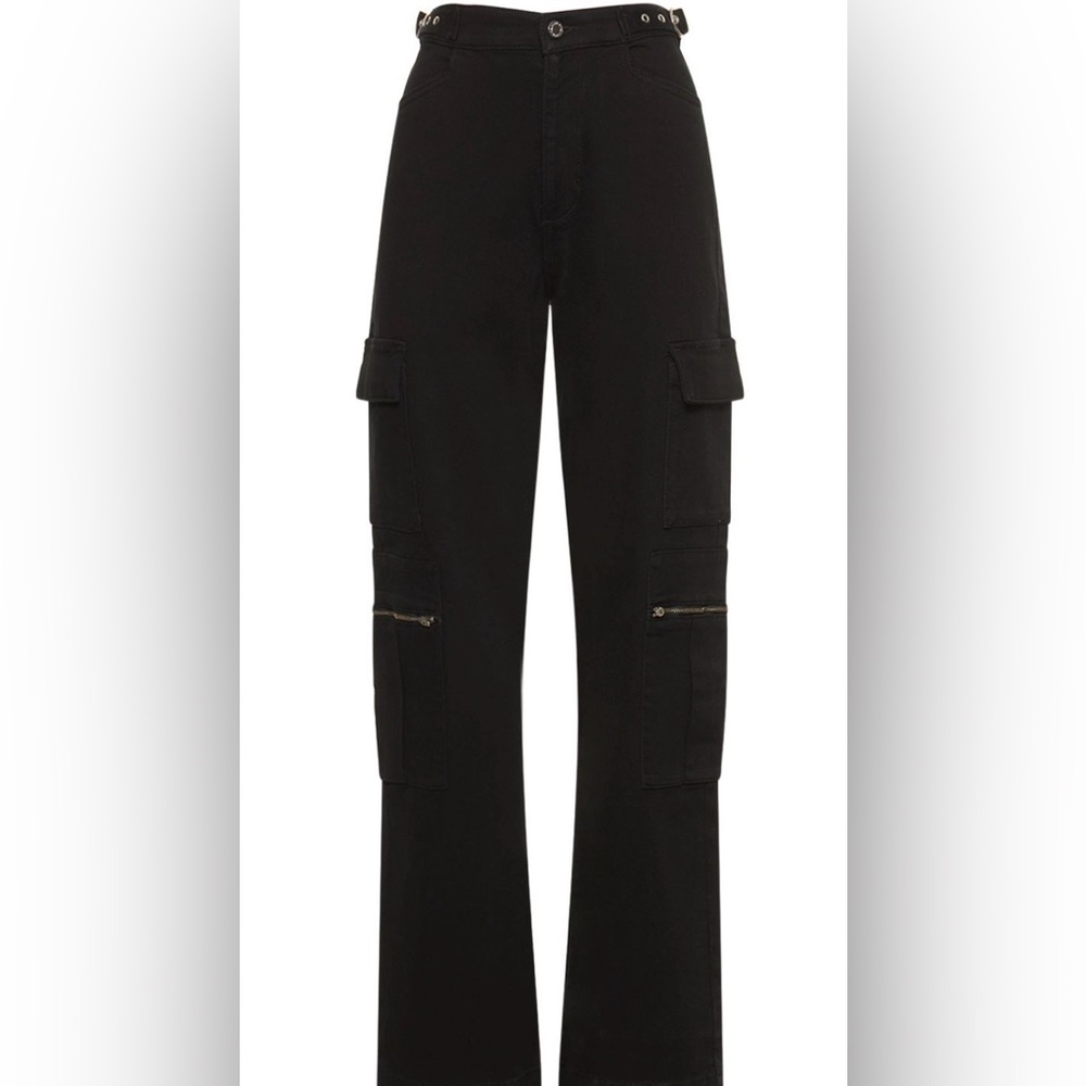 WeWoreWhat Black Utility Straight Women Jeans